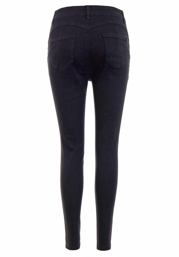 Damskie Spodnie Jeansowe Czarne