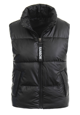 Damska Kamizelka Bezrękawnik Czarna