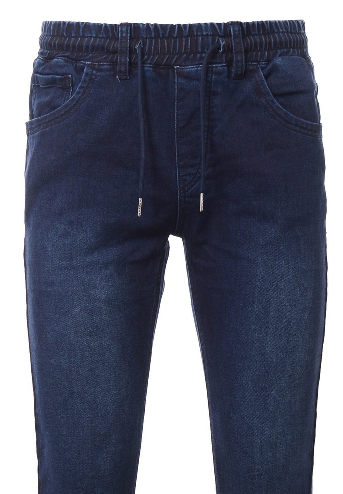 Męskie Spodnie Joggery Granatowe