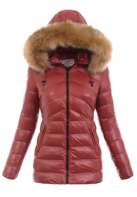 Damska Zimowa Ortalionowa Kurtka Czarna