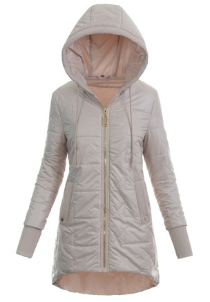 Kurtka Parka Wiosenna Beżowa