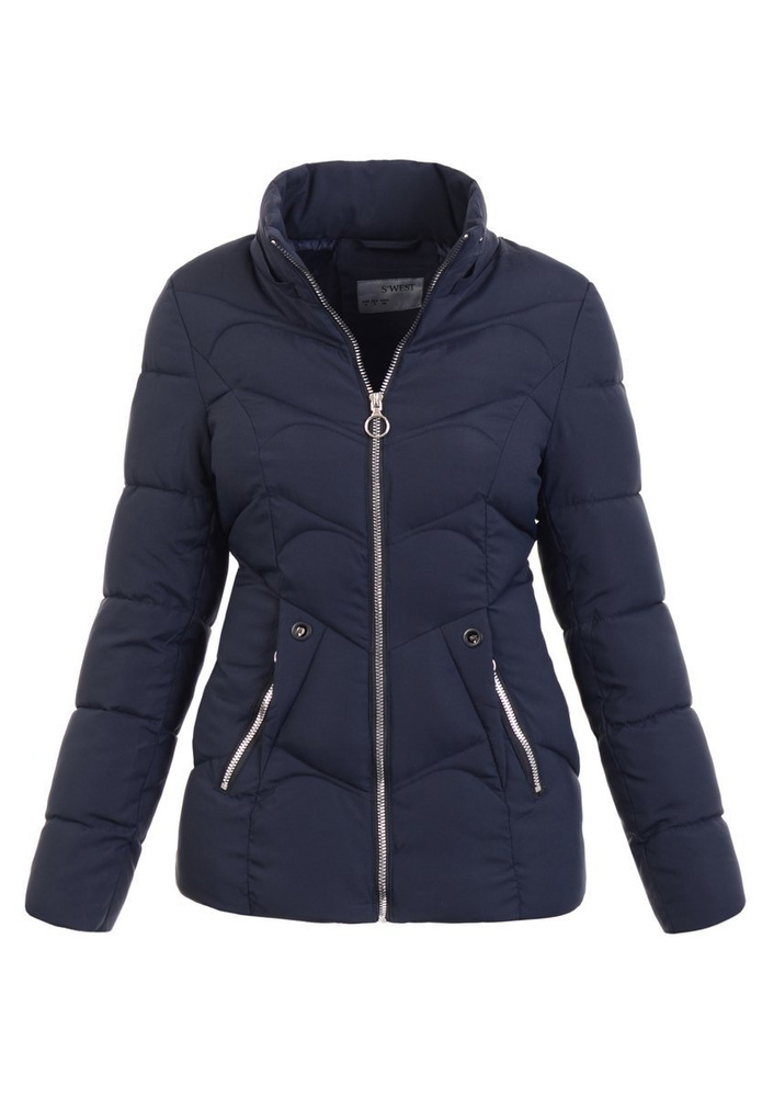 Damska Zimowa Kurtka Granatowa
