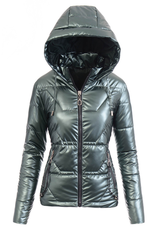 Damska Wiosenna Ortalion Kurtka Zielona