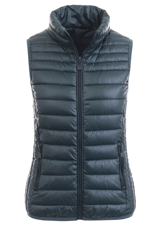 Damska Kamizelka Bezrękawnik Lila Zielony