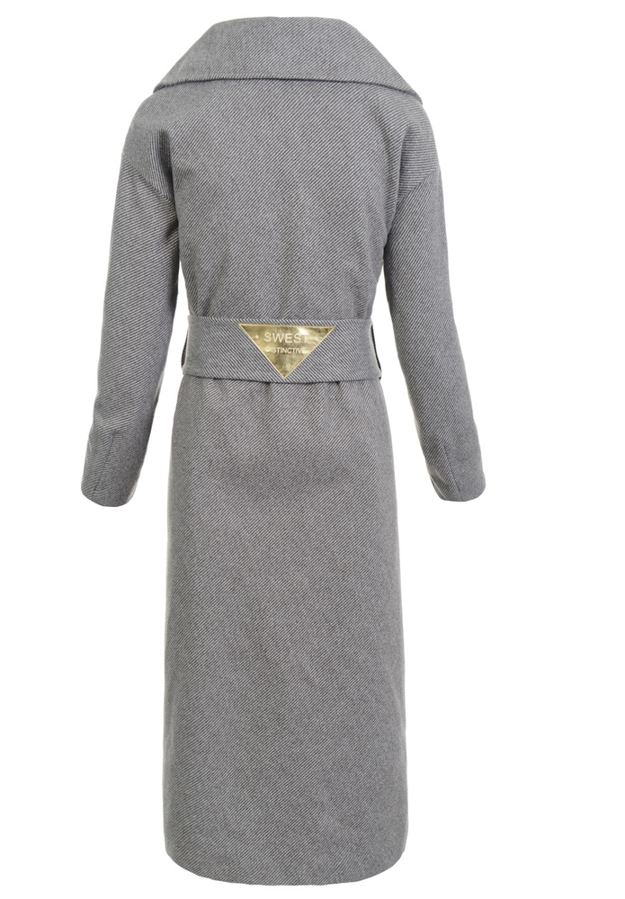 Damski Płaszcz Przejściowy Brązowy