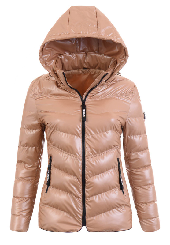 Damska Wiosenna Ortalion Kurtka Czarna