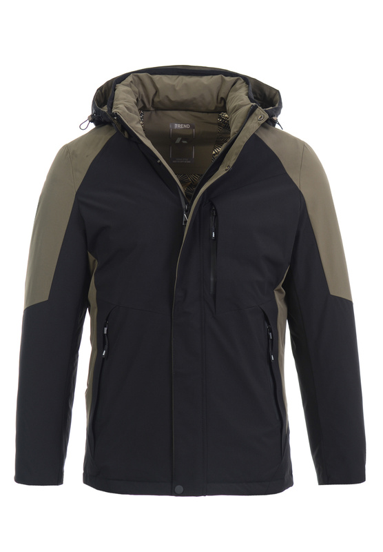 Męska Zimowa Kurtka Czarna