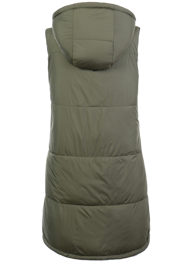 Damska Kamizelka Bezrękawnik Zielony