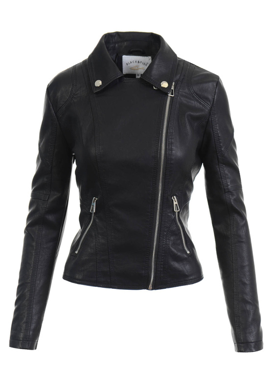 Damska Kurtka Ramoneska Czarna