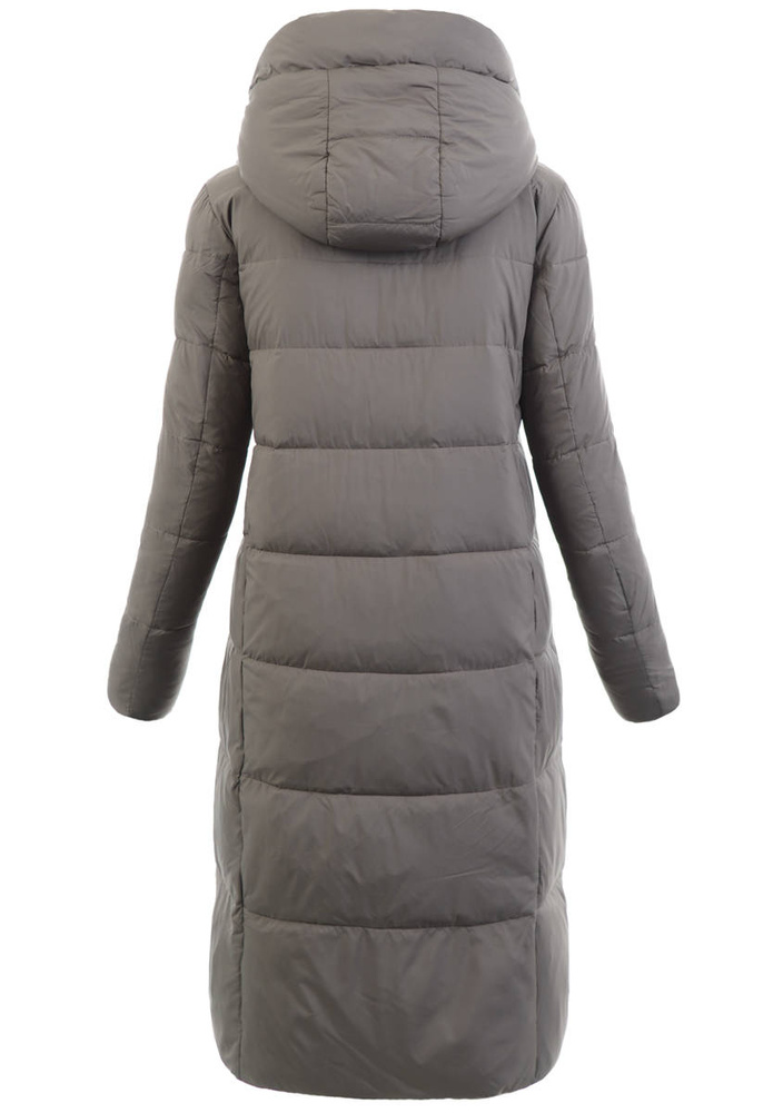Damska Zimowa Ortalionowa Kurtka Kawowa