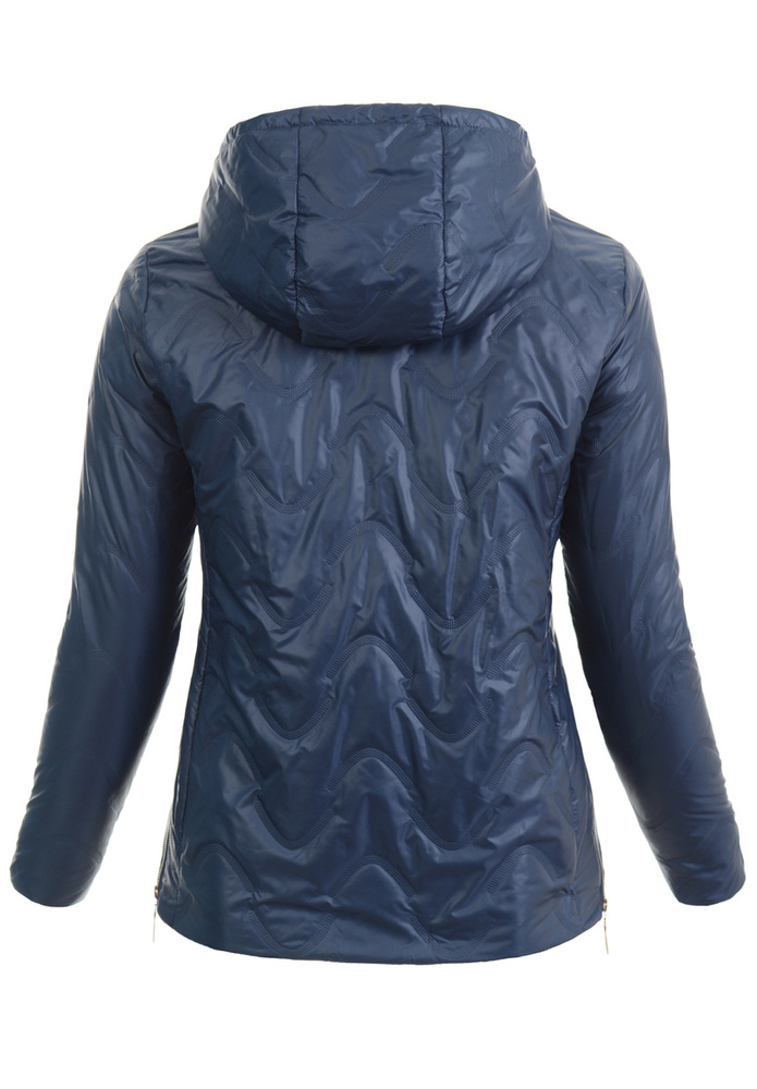 Kurtka Parka Wiosenna Niebieska