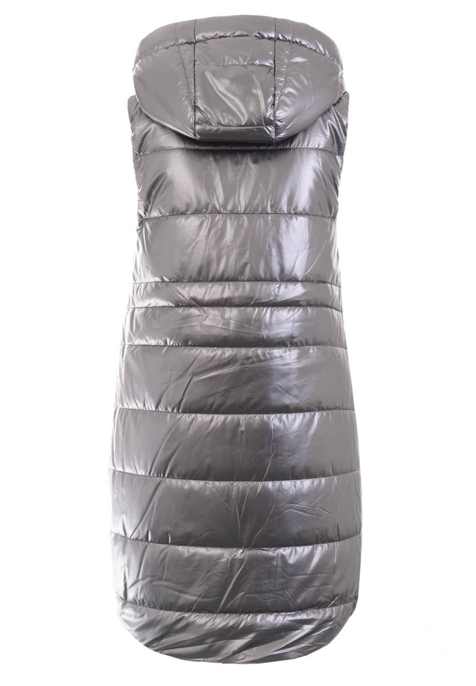 Damska Kamizelka Bezrękawnik Grafitowy