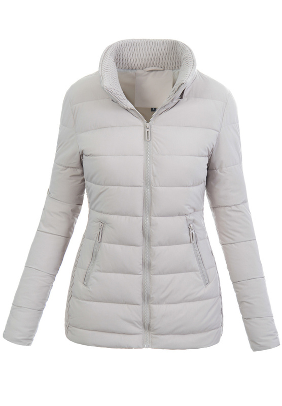 Damska Kurtka Zimowa Beżowy