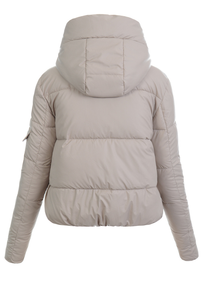 Damska Kurtka Zimowa Beżowa