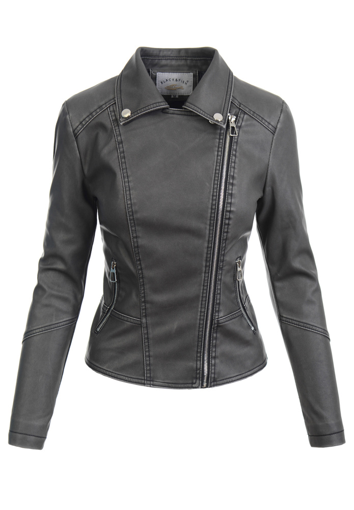 Damska Kurtka Ramoneska Czarna