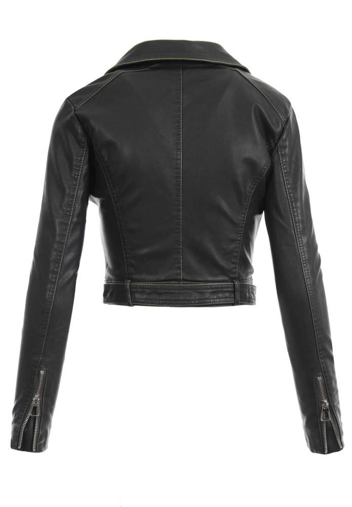 Damska Kurtka Ramoneska Zielona