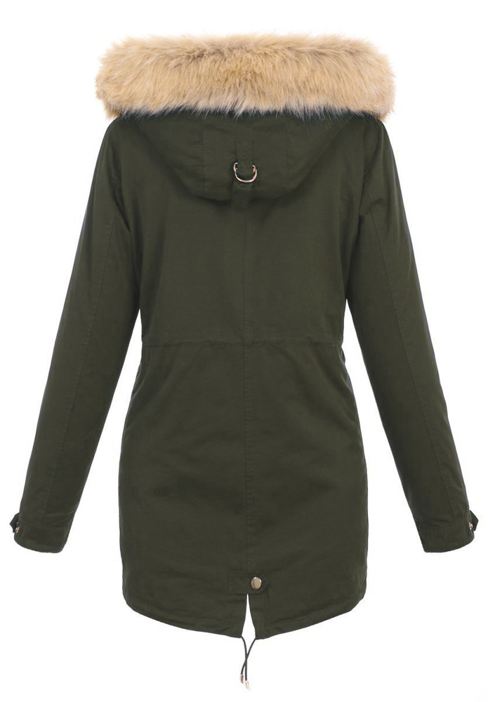 Damska Parka 2w1 Zielona