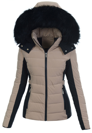 Damska Kurtka Zimowa Cappuccino