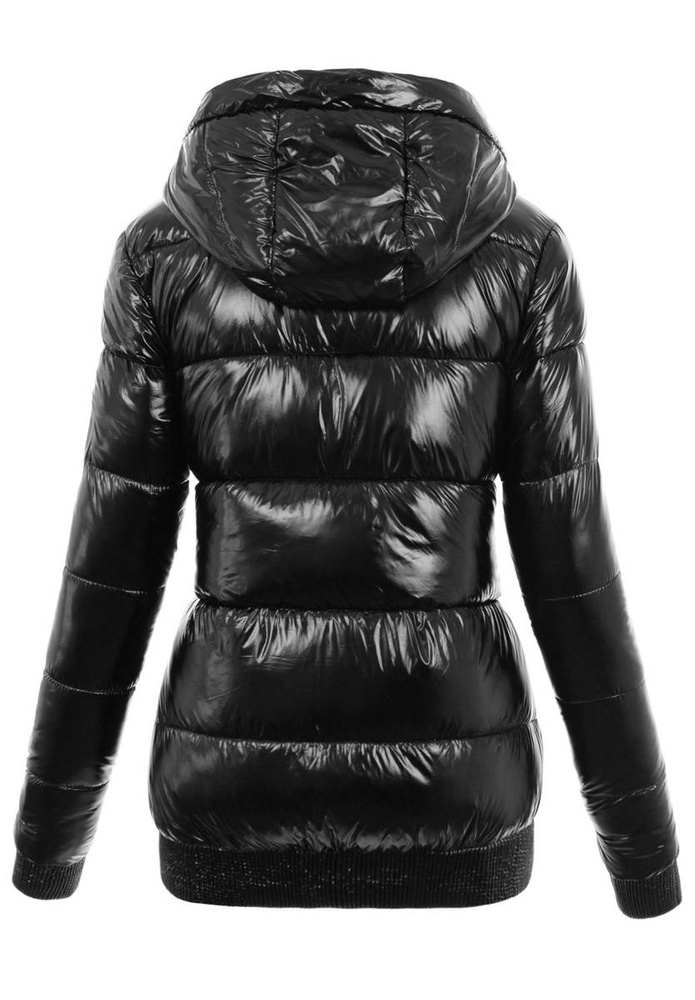 Damska Zimowa Kurtka Czarna