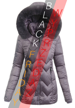 Damska Kurtka Zimowa Fioletowa