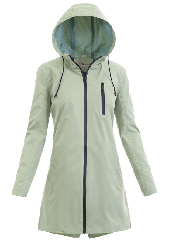 Kurtka Parka Wiosenna Zielona