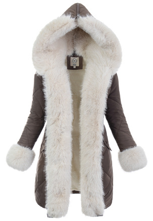 Parka Zimowa Brązowa