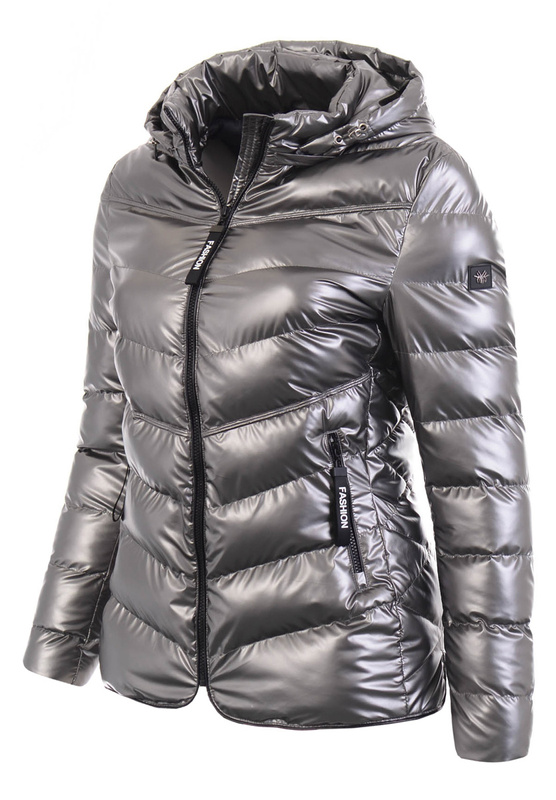 Damska Wiosenna Ortalion Kurtka Czarna