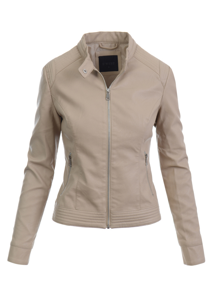 Damska Kurtka Ramoneska Granatowa