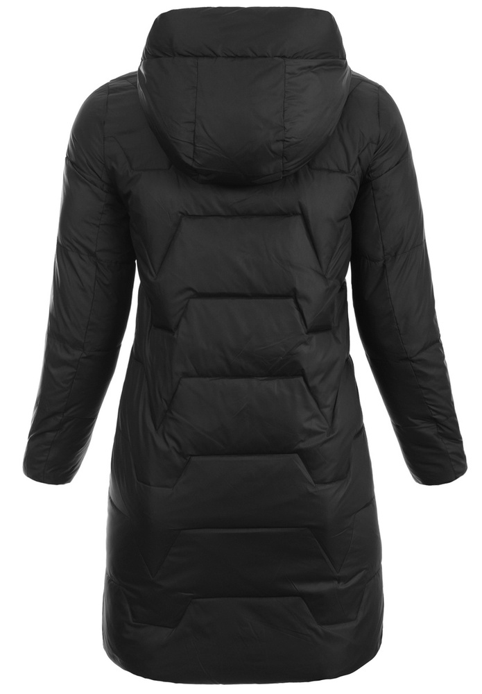 Damska Zimowa Ortalionowa Kurtka Czarna