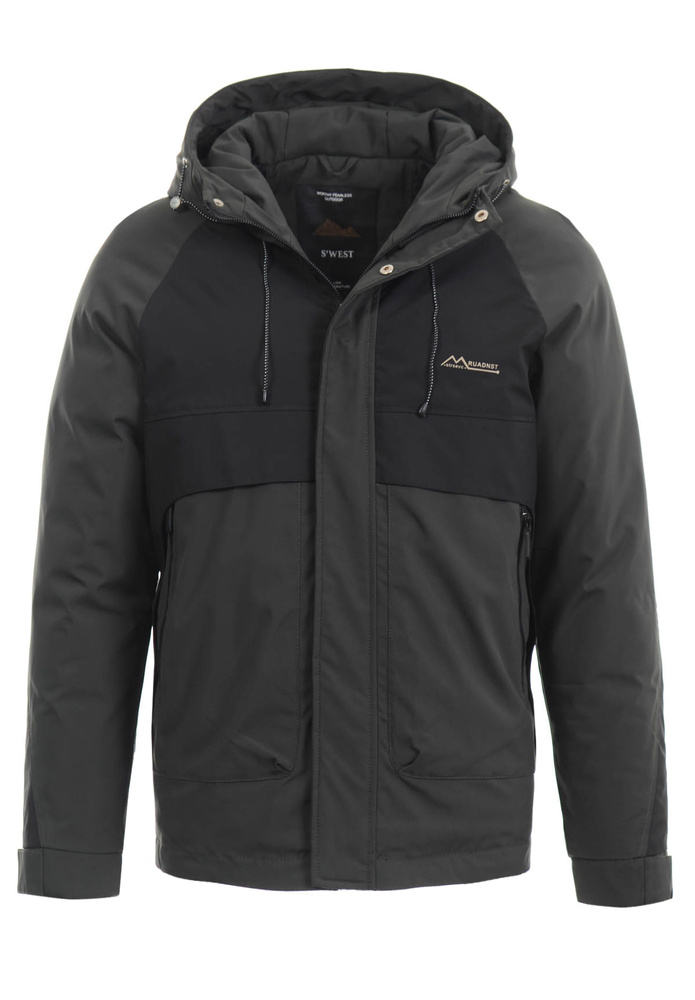 Męska Zimowa Kurtka Czarna