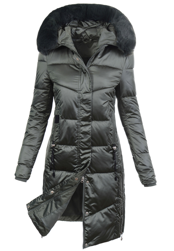 Damska Kurtka Zimowa Zielona