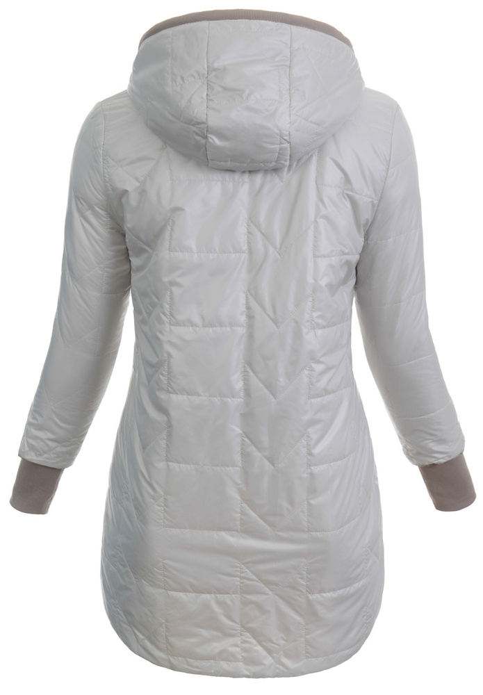 Kurtka Parka Wiosenna Ecru