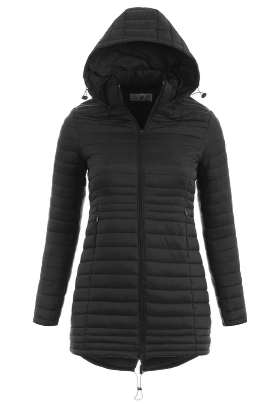 Kurtka Ortalionowa Wiosenna Czarna