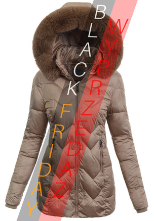 Damska Kurtka Zimowa Złota