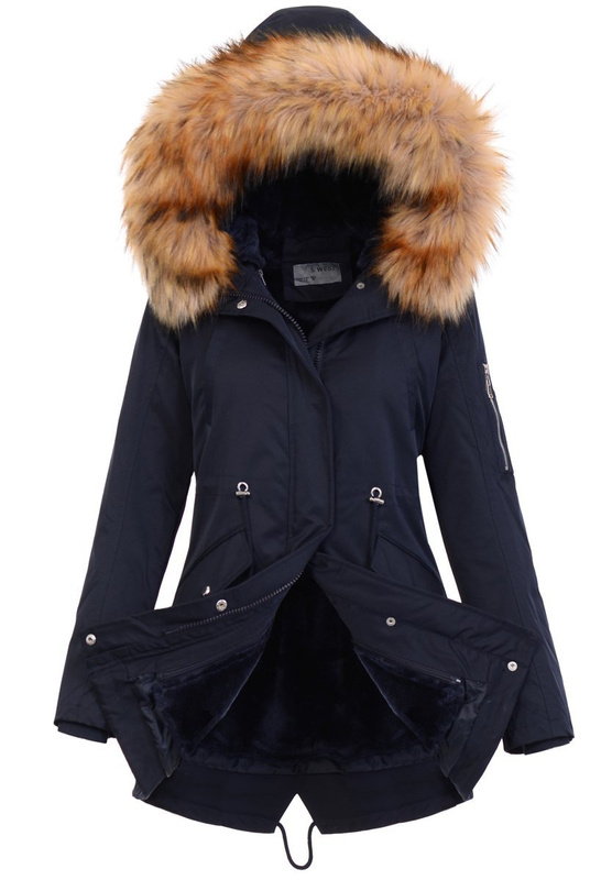 Parka Zimowa 2w1 Sylwia Granatowa