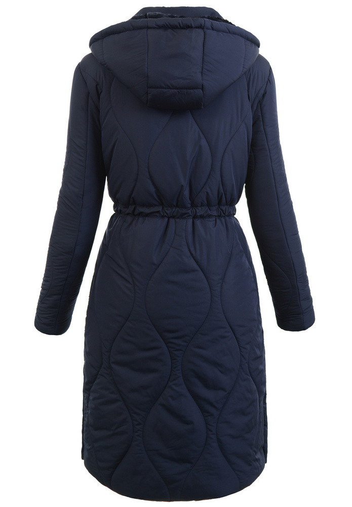 Damska Zimowa Kurtka Granatowa