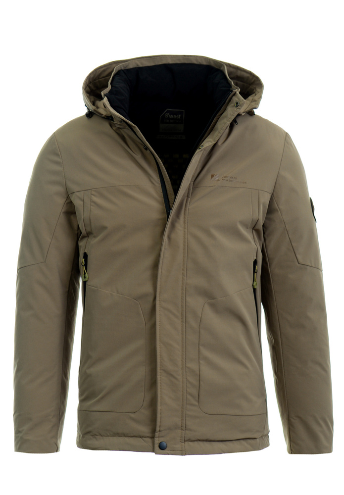 Męska Zimowa Kurtka Khaki