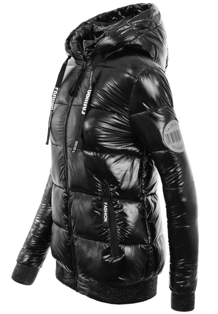 Damska Zimowa Kurtka Czarna