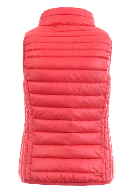 Damska Kamizelka Bezrękawnik Lila Czerwony