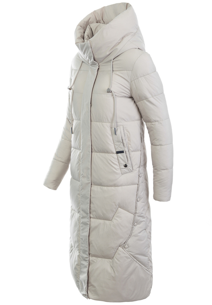 Damska Zimowa Ortalionowa Kurtka Oliwkowa