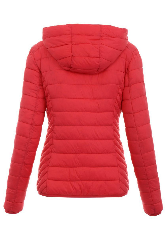 Damska Wiosenna Ortalion Kurtka Czerwona