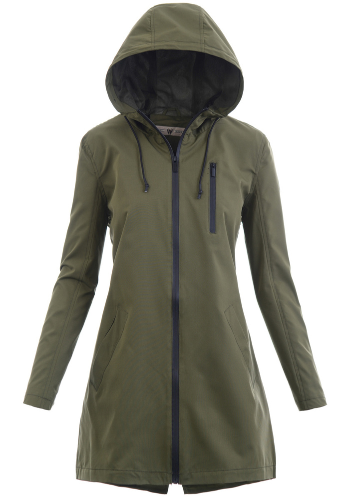 Kurtka Parka Wiosenna Khaki