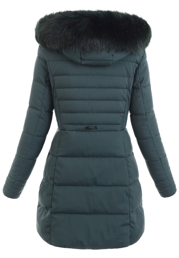 Damska Zimowa Kurtka Zielona