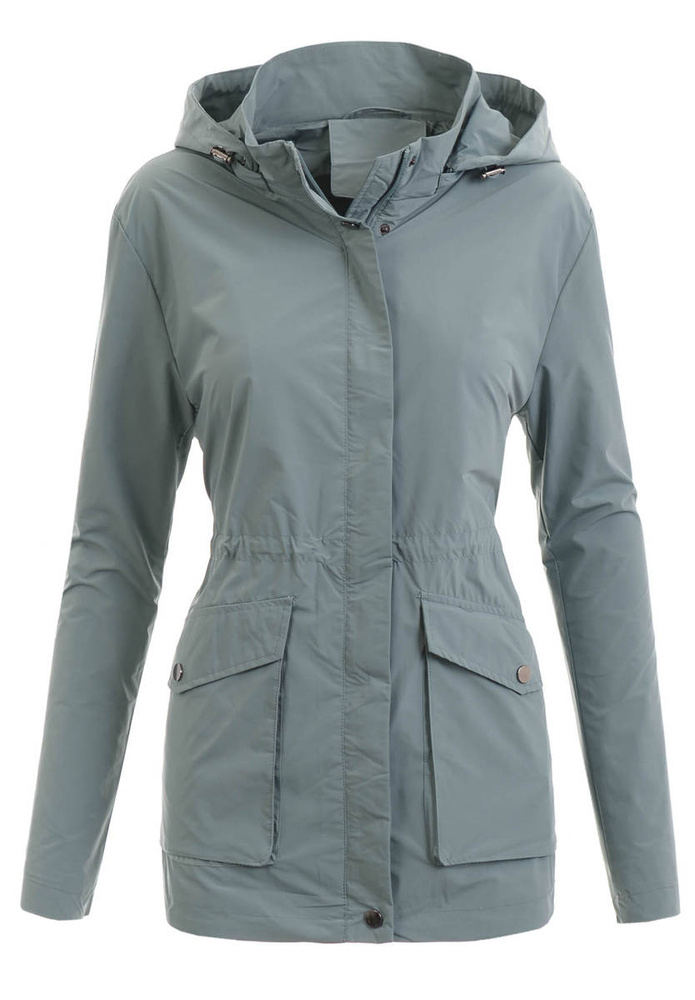 Kurtka Ortalionowa Wiosenna Pistacjowa