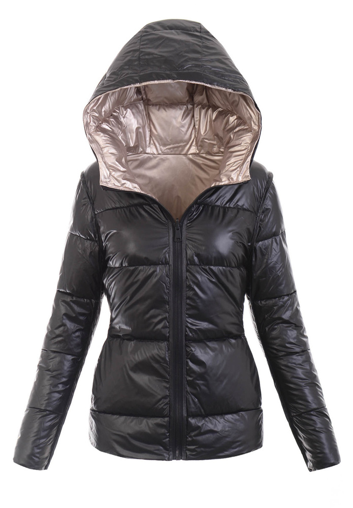 Damska Kurtka Zimowa Złota