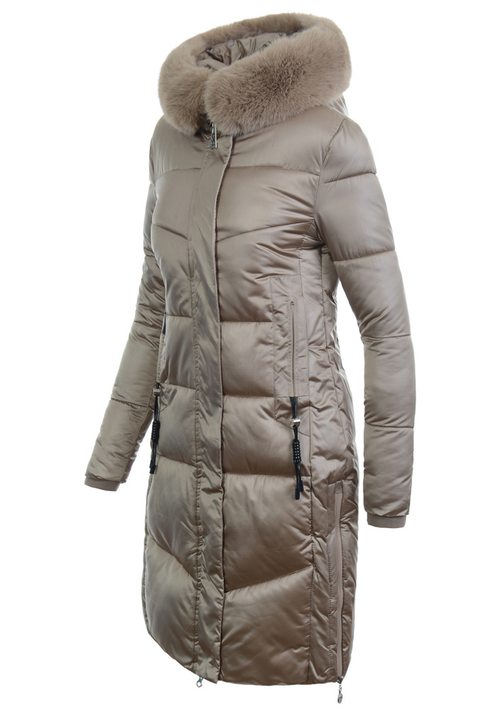 Damska Kurtka Zimowa Cappuccino