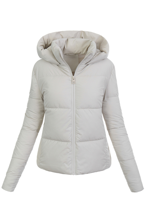 Damska Kurtka Zimowa Ecru