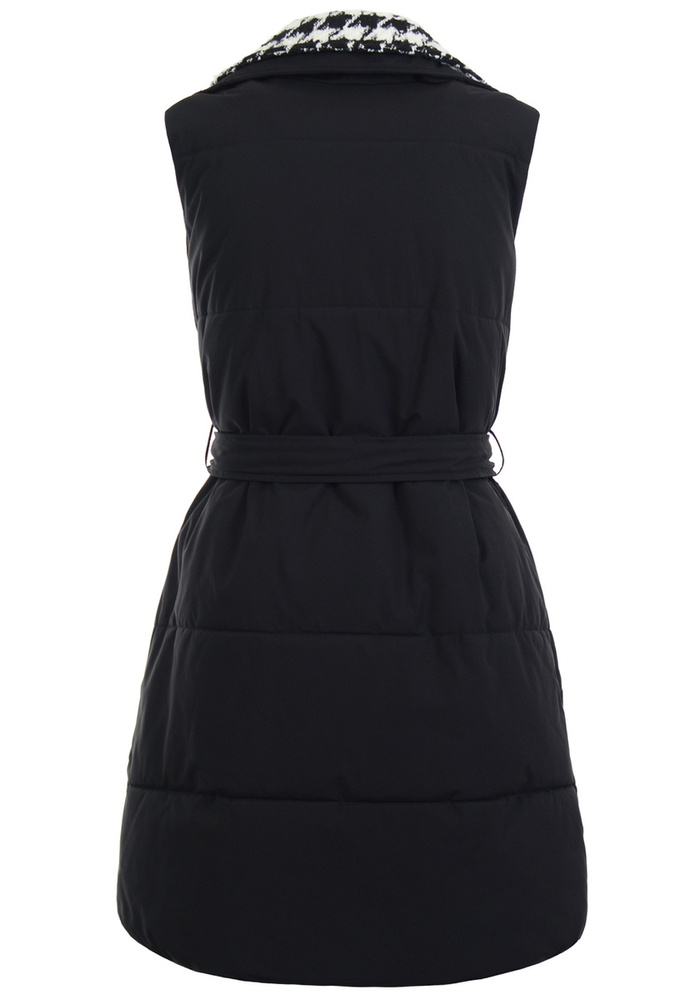 Damska Kamizelka Bezrękawnik Czarna