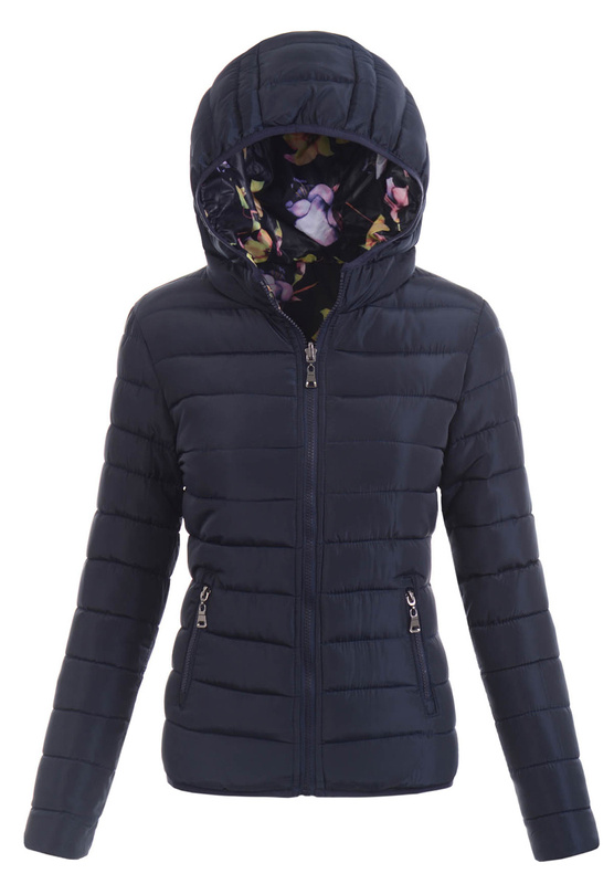 Dwustronna Kurtka Przejściowa Granatowa