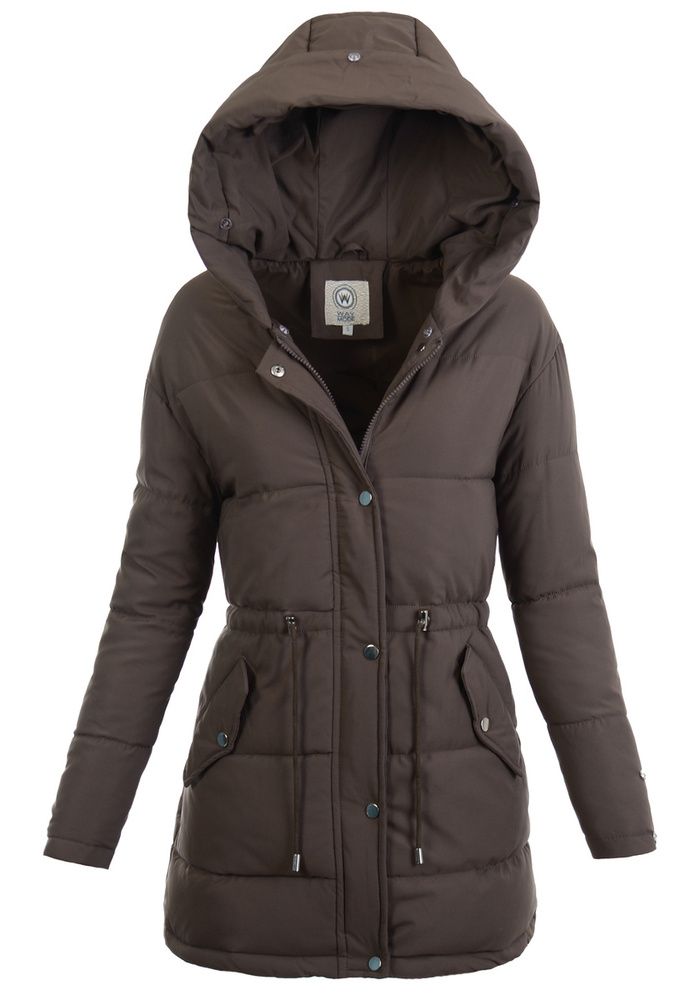 Parka Zimowa Brązowa